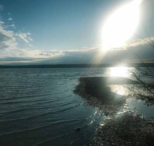 Stimmungsvoller Sonnenuntergang am Ammersee